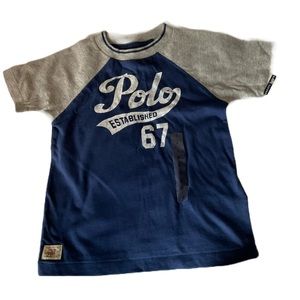Polo Ralph Lauren Toddler Boys Baseball Style T-shirt. New with Tags.